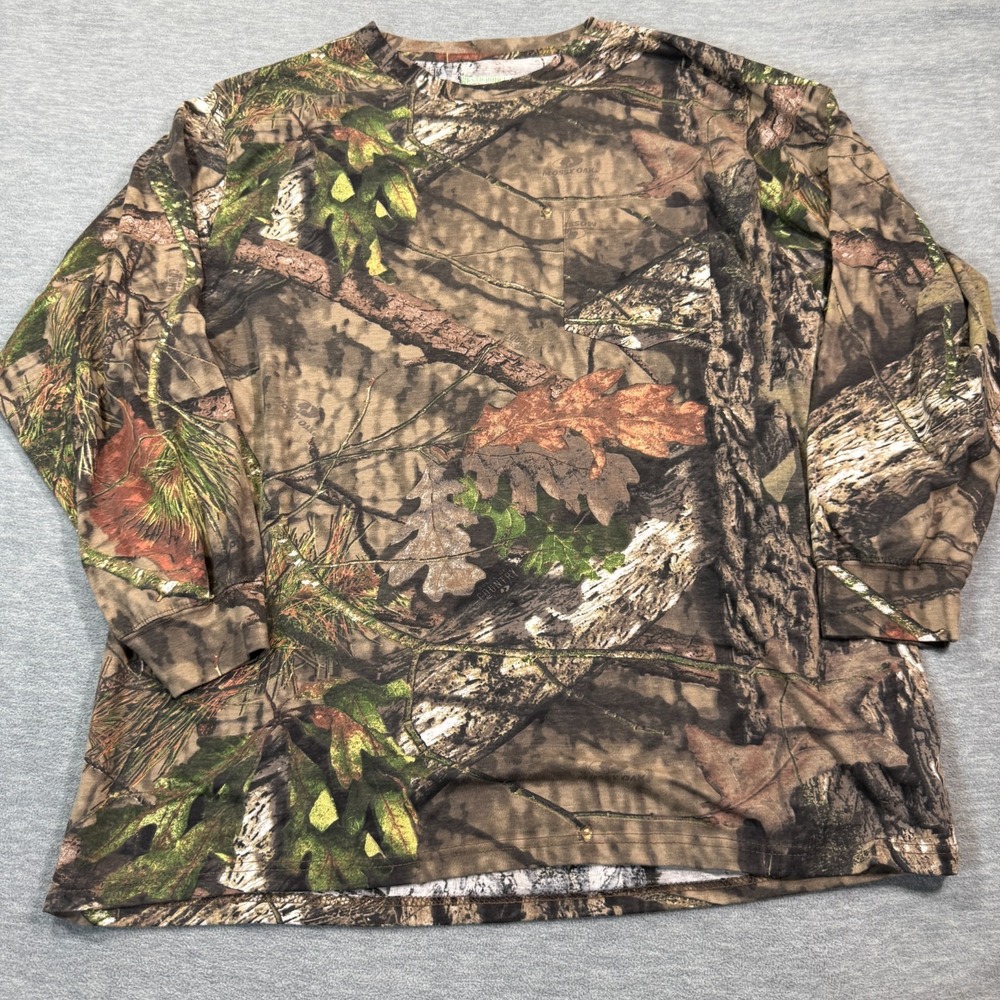 Rustic Ridge Shirt Men 3XL Camo Long‎ Sleeve Hunting Tee Outdoor Lightweight